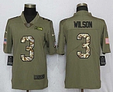 Nike Seahawks 3 Russell Wilson Olive Camo Salute To Service Limited Jersey,baseball caps,new era cap wholesale,wholesale hats